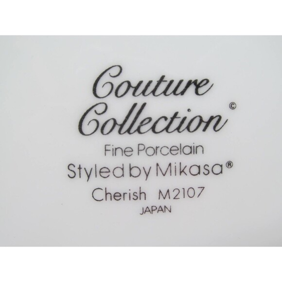Mikasa Couture Collection Cherish 7 3/4" Coupe Soup Bowls Set of 4 - Picture 13 of 16